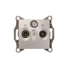 Sedna Gniazdo antenowe aluminium TV/SAT SDN3501260