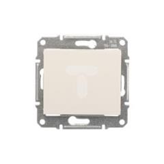 Anya Łącznik jednobiegunowy 10AX bez ramki kremowy AYA0100423