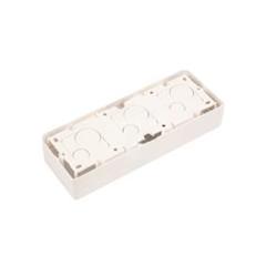 MOSAIC Puszka natynkowa pojedyncza pozioma /6-8modułów/ biała 080286