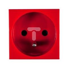 MOSAIC Gniazdo pojedyncze z/u 16A czerwone 077118