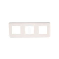 MOSAIC Ramka potrójna pozioma /2moduły/ biała 078806