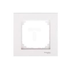 Merten System M Ramka pojedyncza pozioma i pionowa biel polarna MTN515119