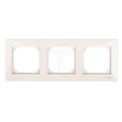Merten System M Ramka potrójna pozioma i pionowa kremowa MTN515344