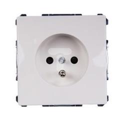 Merten D Gniazdo pojedyncze biały z/u 16A IP20 MTN2600-4019