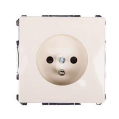 Merten D Gniazdo pojedyncze kremowy z/u 16A MTN2600-4044