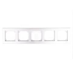 Merten System M Ramka pięciokrotna pozioma i pionowa aluminium MTN486560