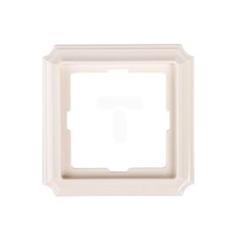 Merten D Ramka pojedyncza tworzywo Poziomy i pionowy kremowy MTN483144