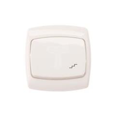 Bingo Łącznik schodowy jednobiegunowy 10A biały IP20 WPt-5B WPT5B01