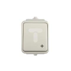 Cedar Łącznik krzyżowy hermetyczny IP44 10A biały WNt-700C WNT700C01