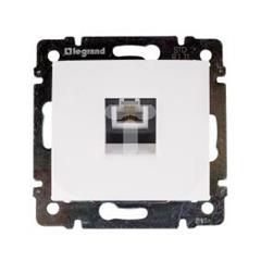 VALENA Gniazdo telefoniczne pojedyncze RJ12 białe 774438