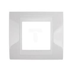 Unica Plus Ramka pojedyncza biel polarna MGU6.002.18
