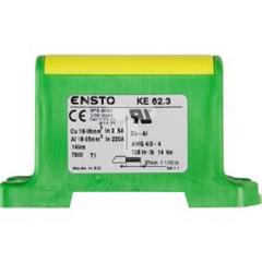 Złączka szynowa 2-przewodowa 16-95mm2 zielono-żółta KE62.3