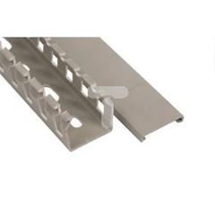 Korytko grzebieniowe T1 25X25 G jasnoszare ECA2525 /2m/