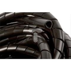 Wężyk ochronny spiralny WSN 12/S czarny E01WS-01010200500 /10m/