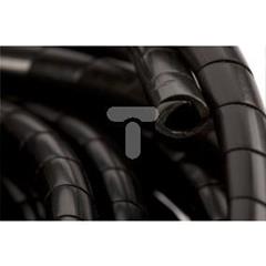 Wężyk ochronny spiralny WSN 6/S czarny E01WS-01010200200 /10m/