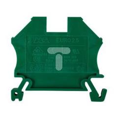 Złączka szynowa gwintowa ZSG ( ZUG ) 2,5mm2 zielony 43408GR 