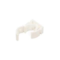 Uchwyt zamknięty do rur 16mm biały UZE-16 /100szt./