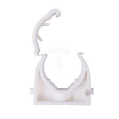 Uchwyt zamknięty do rur 20mm biały UZE-20 /100szt./