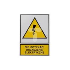 Tabliczka /znak ostrzegawczy/ TZO 148X210P /N.D.U.E./ E04TZ-01012140100 /10szt./