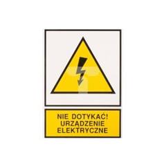 Tabliczka /znak ostrzegawczy/ TZO 148X210S /N.D.U.E./ E04TZ-01011140100 /10szt./