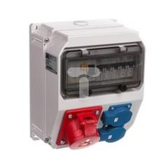 Rozdzielnica budowlana 5P/16A 2x2P+Z Lublin 9035111W