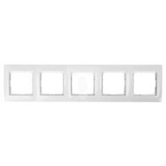 Simon 54 Premium Ramka pięciorotna uniwersalna biała DR5/11 WMDZ-0150xx-011
