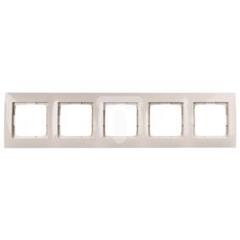 Simon 54 Premium Ramka pięciokrotna uniwersalna kremowa DR5/41 WMDZ-0150xx-041