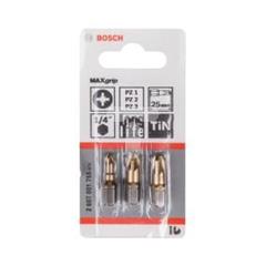 Końcówki wkręcające BIT 3XPZ1/2/3 MAXG SET 2607001755 /3szt./