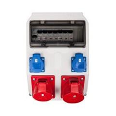 Rozdzielnica budowlana 10 modułów 5P/32A 5P/16A 2x2P+Z Adamów 9036581W