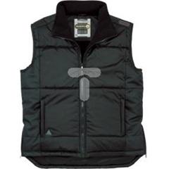 Kamizelka FIDJI z podszewką z polaru czarna XXL FIDJINOXX