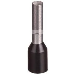 Końcówka tulejkowa izolowana TI 1,5mm2/8mm czarna cynowana /500szt./