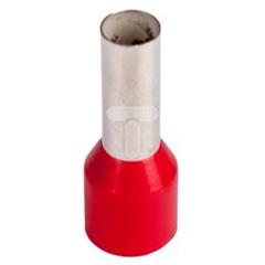 Końcówka tulejkowa izolowana HI 10/12 DIN czerwona E08KH-02010106901 /100szt./