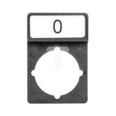 Tabliczka opisowa czarna prostokątna bez nadruku ST22-1901 P01