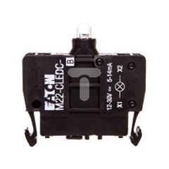 Oprawka z LED niebieski 12-30V AC/DC M22-CLEDC-B 218062