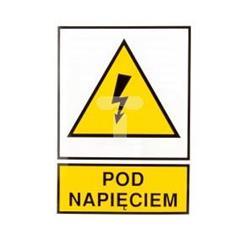 Tabliczka /znak ostrzegawczy/ TZO 148X210S PODNAP. E04TZ-01011140800 /10szt./