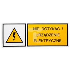 Tabliczka /znak ostrzegawczy/ TZO 52X148S N.D.U.E. E04TZ-01011220100 /10szt./