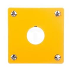 Płyta czołowa do montażu podtynkowego 1-otwór (żółta) 22mm M22-EY1 216542
