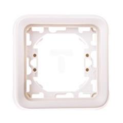 PLEXO55 Ramka pojedyncza biały / ecru 069692