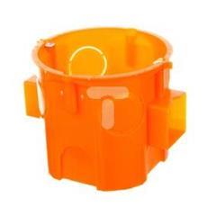 Puszka p/t 60mm łączeniowa głęboka z wkrętami pomarańczowa 302590 /75szt./