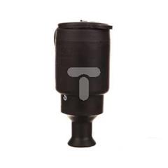 Gniazdo przenośne b/u 16A 250V IP44 czarne GN-H1