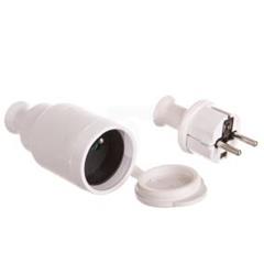 Zestaw przełączeniowy (gniazdo GN-H2+wtyczka WT-40H) IP44 biały ZP-H2