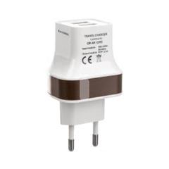 Ładowarka sieciowa 2 x USB 5VDC 2,1A OR-AE-1392