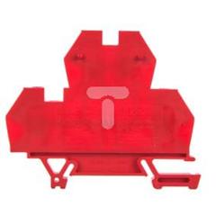 Złączka piętrowa 4-przewodowa 4mm2 czerwona EURO 43550RD