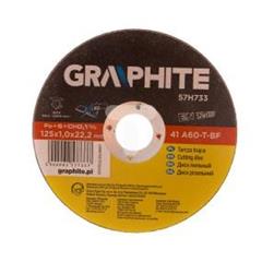 Tarcza tnąca do metalu 125x1.0x22.2mm, 41 A60-T-BF, INOX /10szt./ 55H572