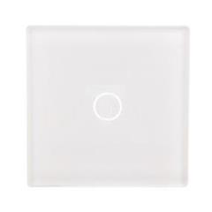 TouchMe Mały panel szklany, łącznik pojedynczy, biały TM530W