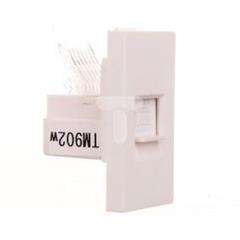 TouchMe Moduł 1/2 gniazdo telefoniczne RJ11 czarne TM902B
