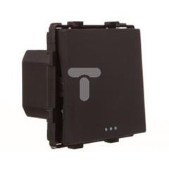 TouchMe Mechanizm łącznik pojedynczy schodowy czarny ME602B