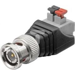 Wtyk BNC - mocowanie zaciskowe push-down 76750 /10szt./