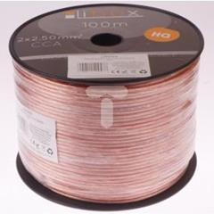 Przewód głośnikowy CCA 2x2,50 OFC LB0009 LIBOX /100m/