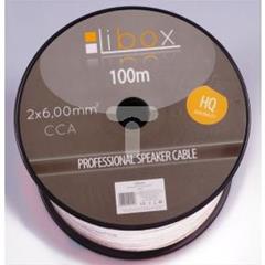 Przewód głośnikowy CCA 2x6 OFC LB0049 LIBOX /100m/